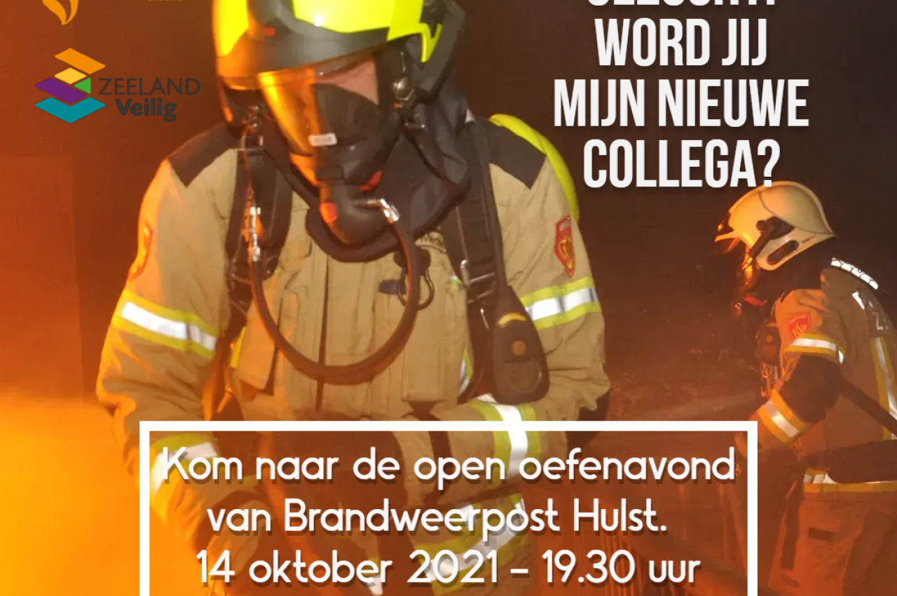 Flyer oefenavond Hulst