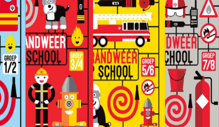 Brandweer op school Zeeland