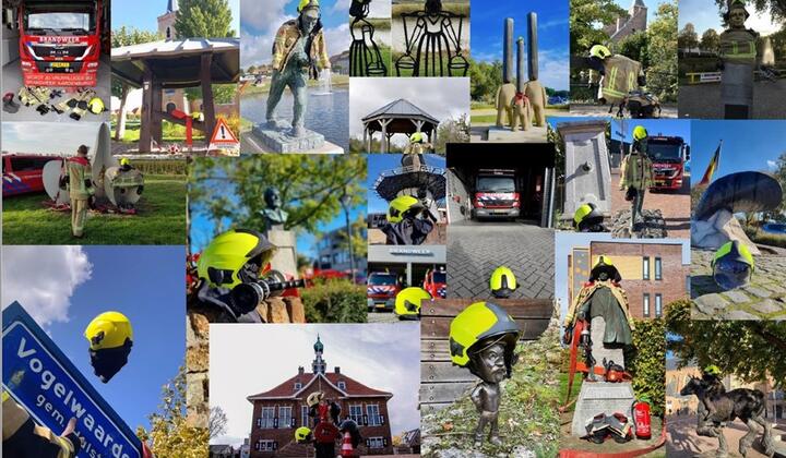 Brandweerposten - helmenactie brandweer Zeeland