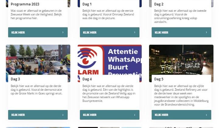 screenshot Zeeuwse Week van de Veiligheid 2023
