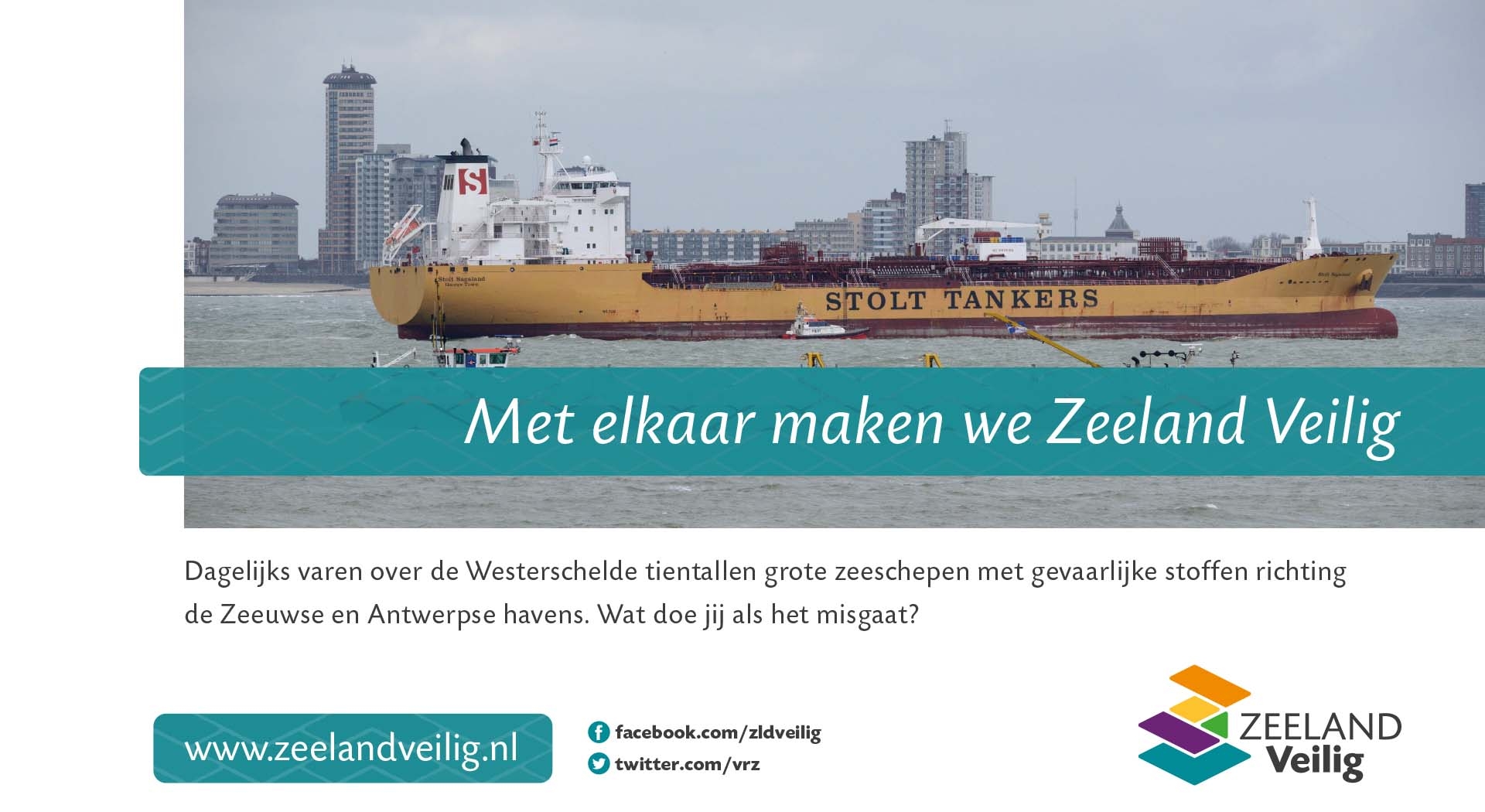 Poster Zeeland Veilig - Gevaarlijke stoffen (liggend 16:9) 2021
