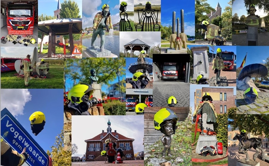 Brandweerposten - helmenactie brandweer Zeeland