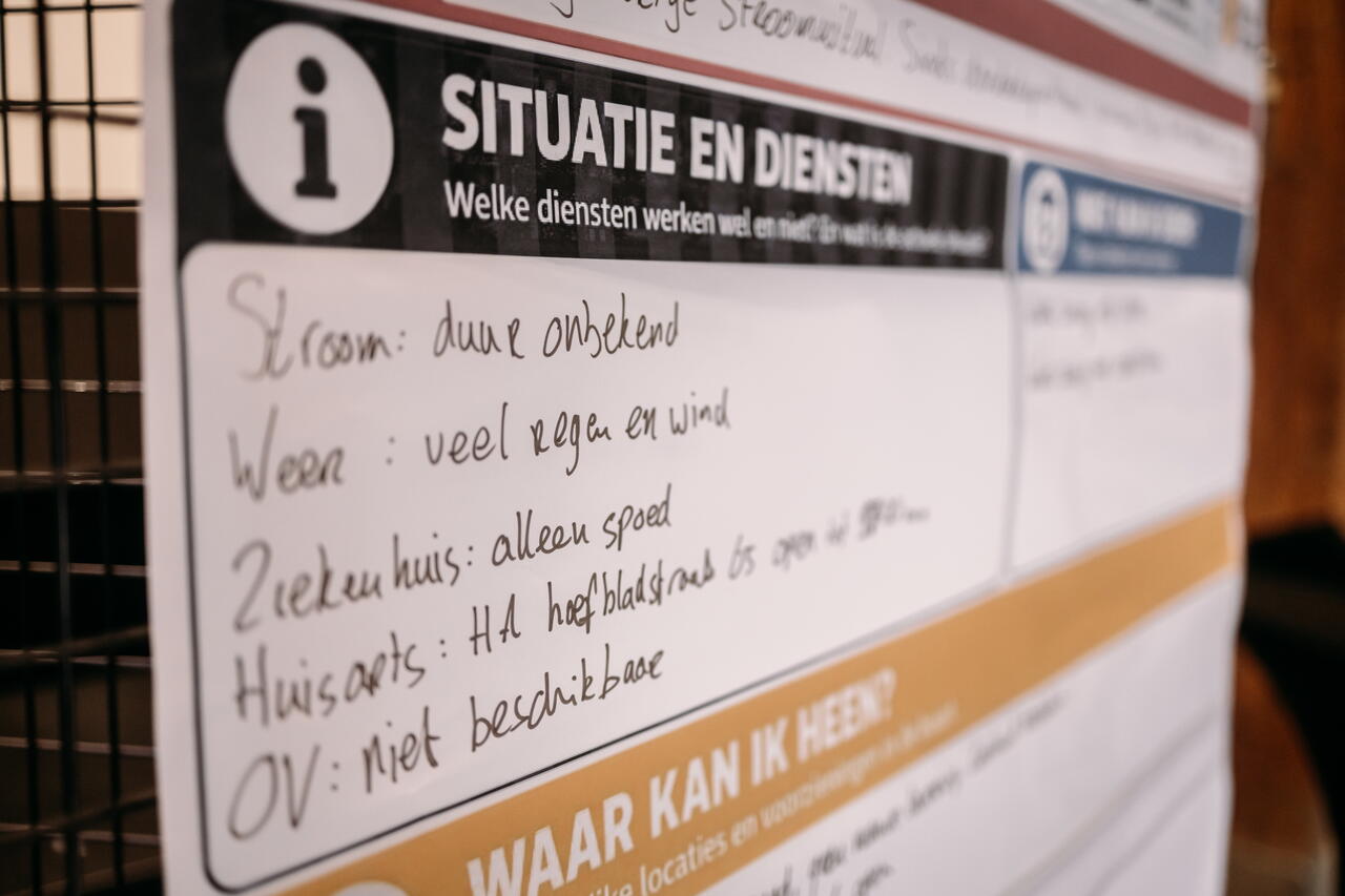 Noodsteunpunt in Heinkenszand