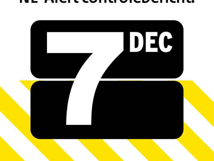 NL alert 7 december oefening