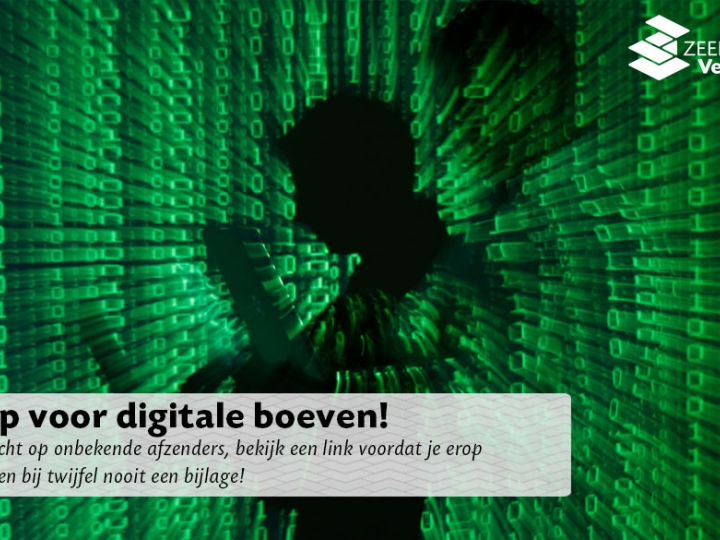 Pas op voor digitale boeven