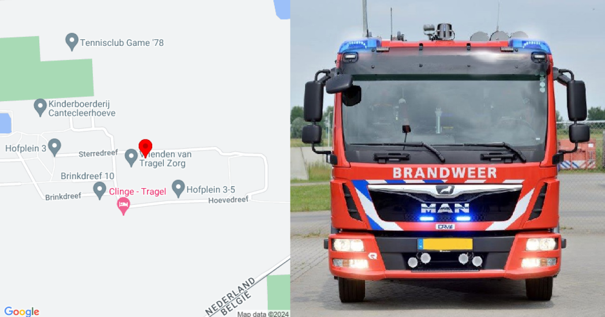 Rook uit ruimte aan de Sterredreef Clinge